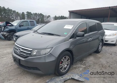 2012 Honda Odyssey Ex-L из США, поврежденный, VIN 5FNRL5H62CB061537